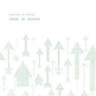 Arrows flying up textile textured horizontal frame seamless pattern background