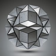 Complicated dimensional spherical element created geometric