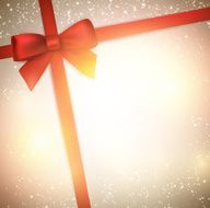 Christmas background with red bow N8