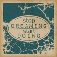 Retro motivational background N6