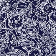 Engineers sketch seamless pattern