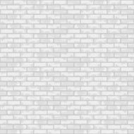 Seamless white brick wall