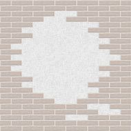Broken Brick wall background