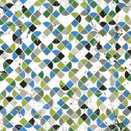 Vector geometric colorful abstract seamless pattern torn