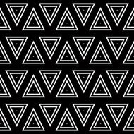 Seamless geometric black and white stripes background N4
