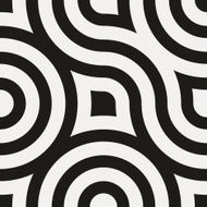 Seamless modern geometric design on white paper N22