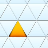 Abstract pattern with cut paper triangles N2