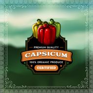 F&amp;B Labels - Capsicum N4