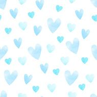 Blue heart pattern N2