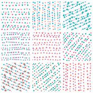 abstract pattern background set