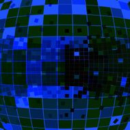 abstract blue check technology pattern background N7