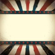 Vintage striped square background
