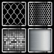 metal background N449