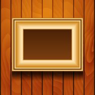 Vector picture frame on wall N9