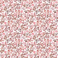 Small red berries seamless background vector