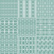 Set of seamless vector patterns N2