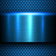 Background blue metal texture