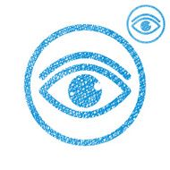 Eye vector simple single color icon isolated on white background N2