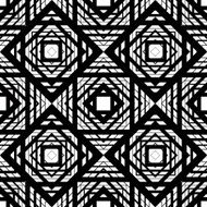 Seamless geometric pattern vector black and white stripes N3