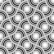 Seamless geometric pattern vector black and white stripes N4