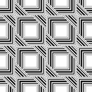 Seamless black and white pattern vector stripes geometric N4