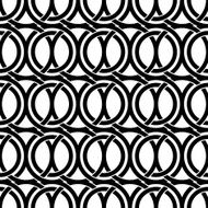 Black and white vintage style ornate mesh seamless pattern