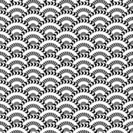 abstract black and white curve pattern background N6