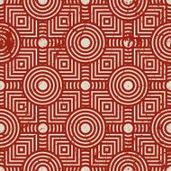 Old geometric seamless pattern vintage vector repeat background N4
