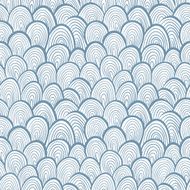 Funky retro style seamless pattern single color vector backdrop