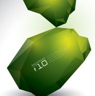 Green Polygon Background N9