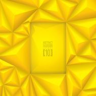 Yellow polygon background