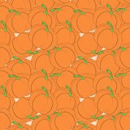 Pumpkin Background seamless pattern N7