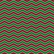 Seamless red and green chevron pattern on textured paper N2