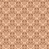 Stylish vintage floral seamless pattern Victorian style vector
