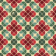 Seamless retro pattern vector tiles background messy grunge N2