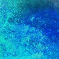Speckled blue iridescent painted background