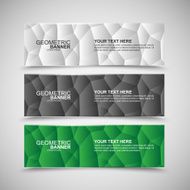 Collection geometric banner