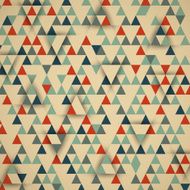 retro triangular 3d background