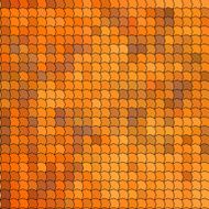 Seamless pattern with orange tiles