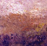 Acrylic painted abstract background in gradient purple
