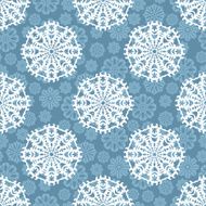Seamless Christmas pattern with snowflakes N18