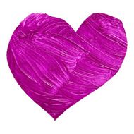 Watercolor painted heart vector element for your design N10