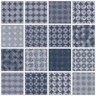 Retro style tiles seamless patterns set 2 N2