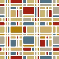 Colorful mosaic tiles seamless pattern
