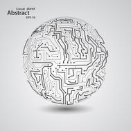 Circuit board planet eps 10 N5