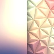 Abstract Polygonal background for Design - Low Poly Geometric Vector N400