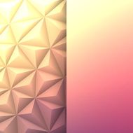 Abstract Polygonal background for Design - Low Poly Geometric Vector N401