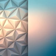 Abstract Polygonal background for Design - Low Poly Geometric Vector N406