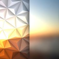 Abstract Polygonal background for Design - Low Poly Geometric Vector N416