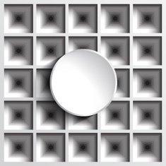 3d geometric background with shadows paper graphic Place for text N5